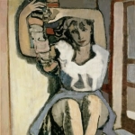 [Figure painting, Jula] 40x30 NYC 1941