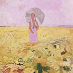 Summer 1988 [woman with parasol] 34x24 c.1988