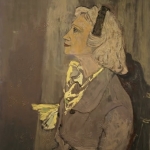 Portrait of Betty Petrov 28x22 1956
