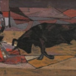 Bullfight 18 x 34 1/2 1954