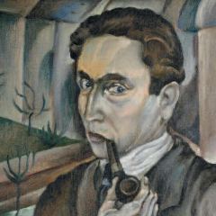 Self Portrait 18 1/2 x 14 1923 JMF