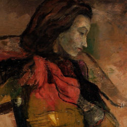Untitled (dancer) 33 1/2 x 27 1/4 1930