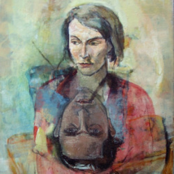 Untitled (woman/self-portrait) 31 1/2 x 21 3/4 1930