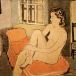 Nude in the Studio at Grasse 30 1/2 x 39 1/2 1939