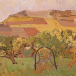 'Landscape at Biot' 24x34.12 1965