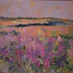 Landscape with Lupines 26x32 1981