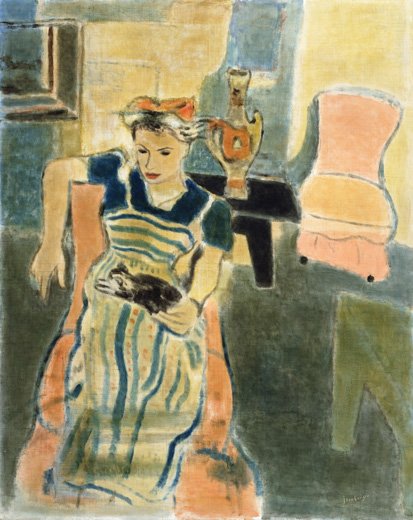 Girl with a Cat 